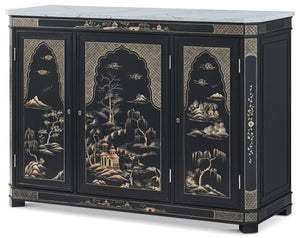 Theodore Alexander Spencer London Chinoiserie Chest – angle view