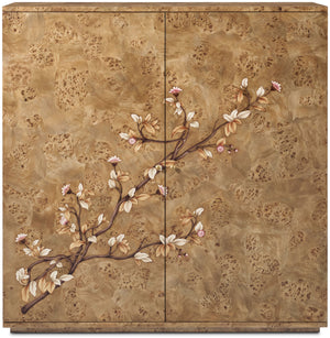 Theodore Alexander Flora Bar Cabinet – front view