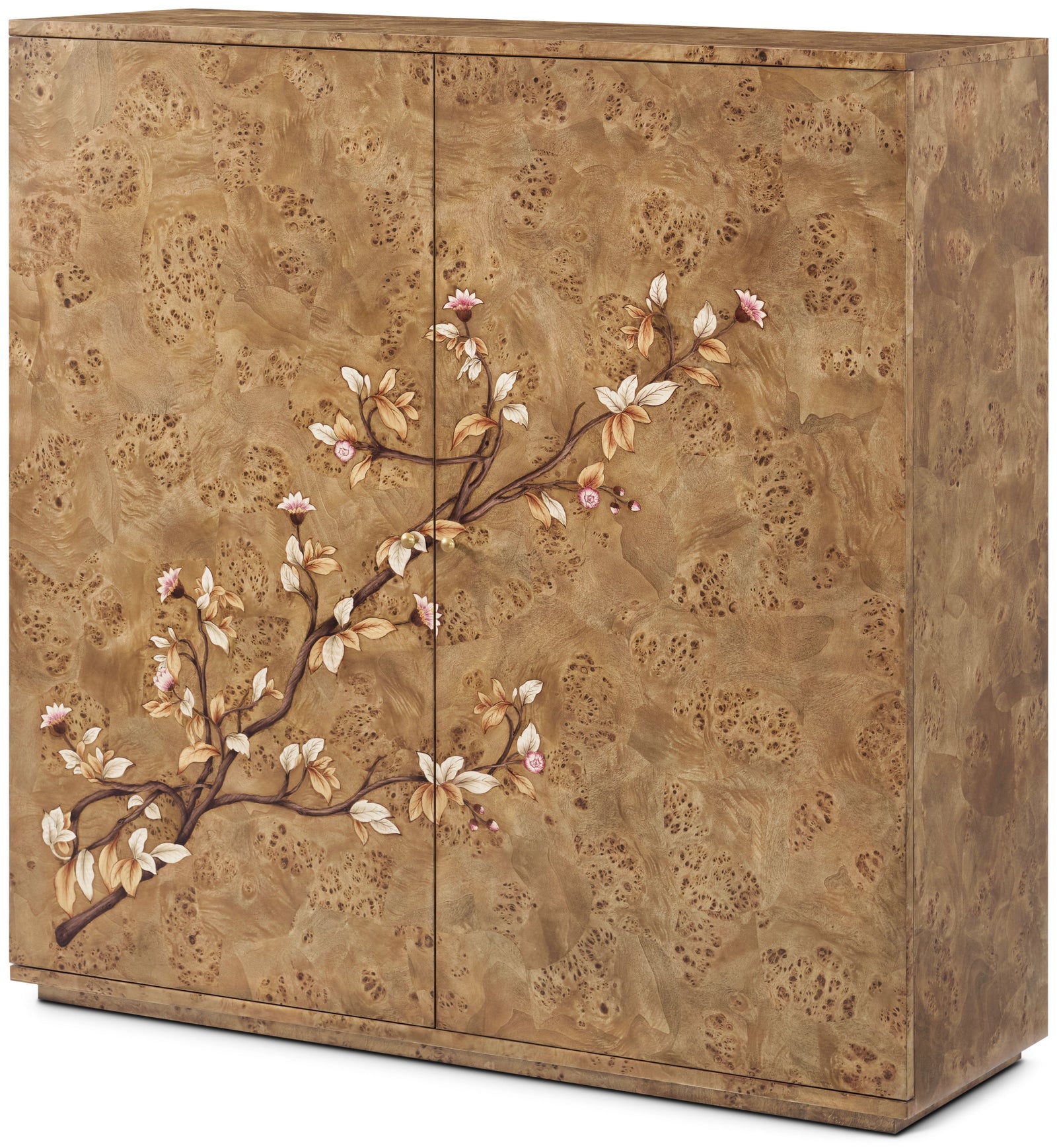 Theodore Alexander Flora Bar Cabinet – angle view