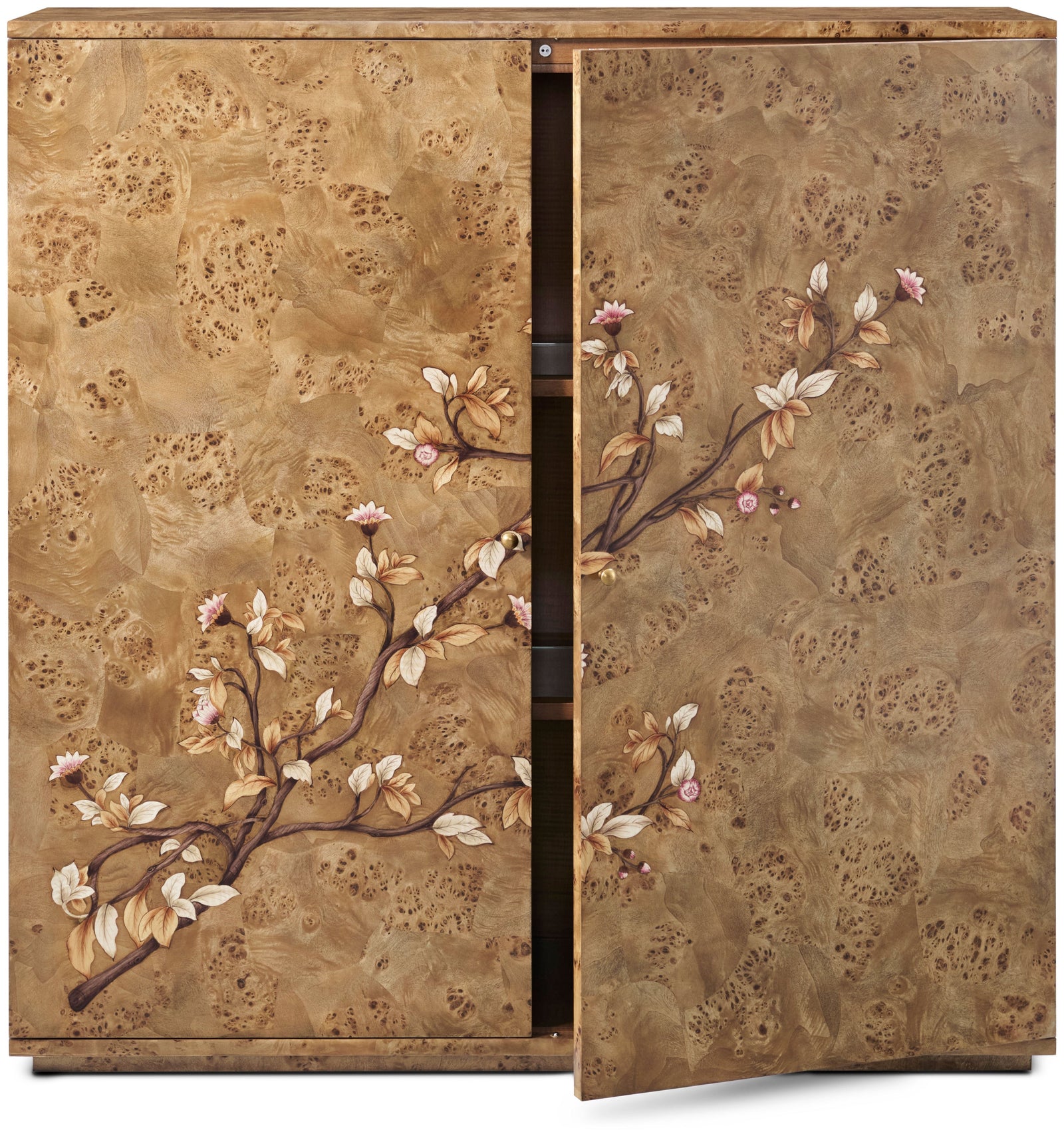 Theodore Alexander Flora Bar Cabinet – side view