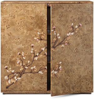 Theodore Alexander Flora Bar Cabinet – side view
