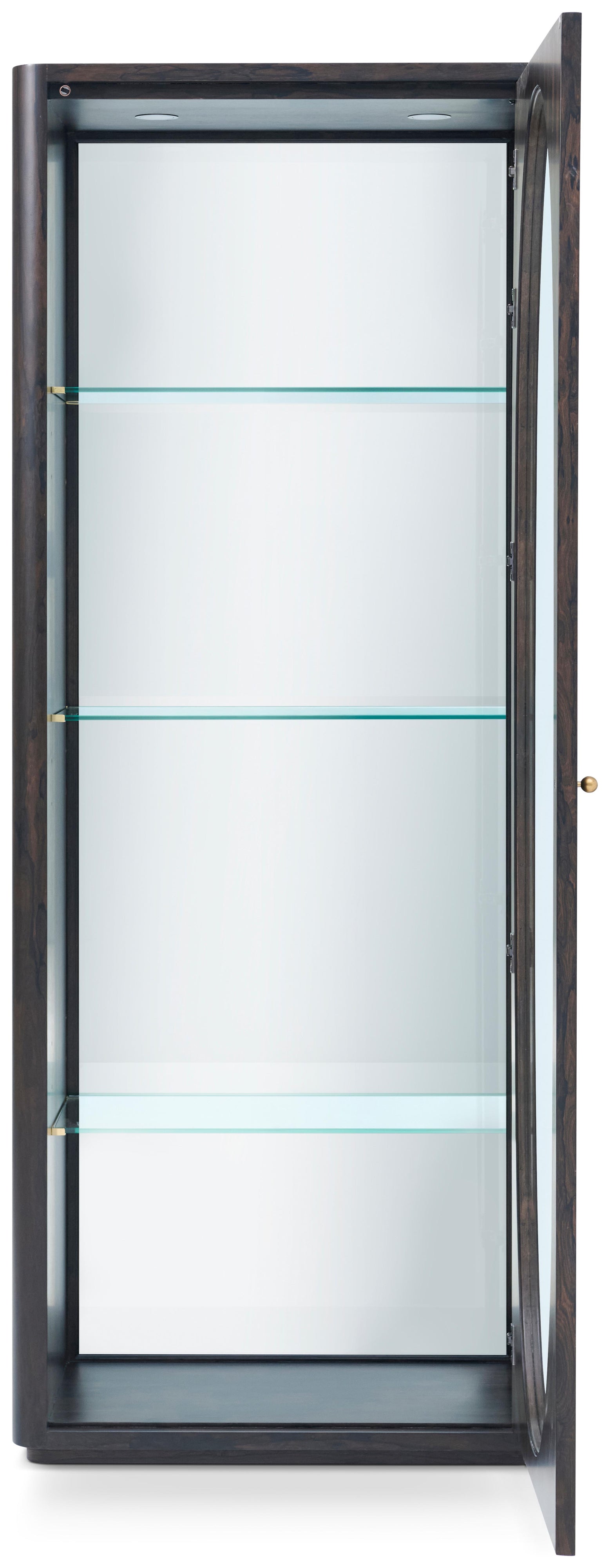 Theodore Alexander Encore Glass Door Cabinet – side view