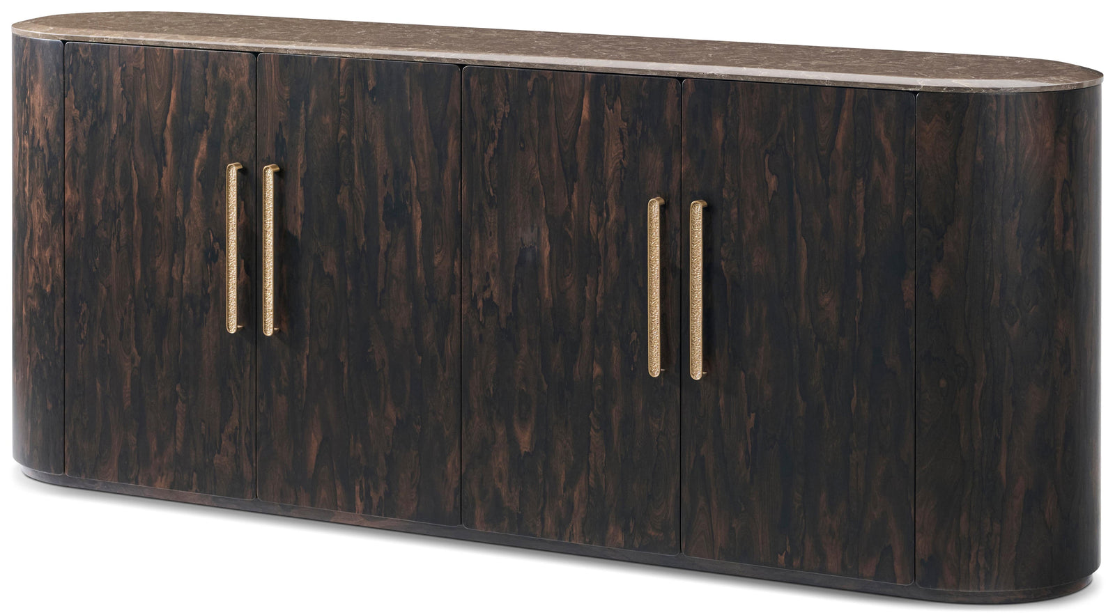 Theodore Alexander Encore Quartz Top Sideboard – angle view