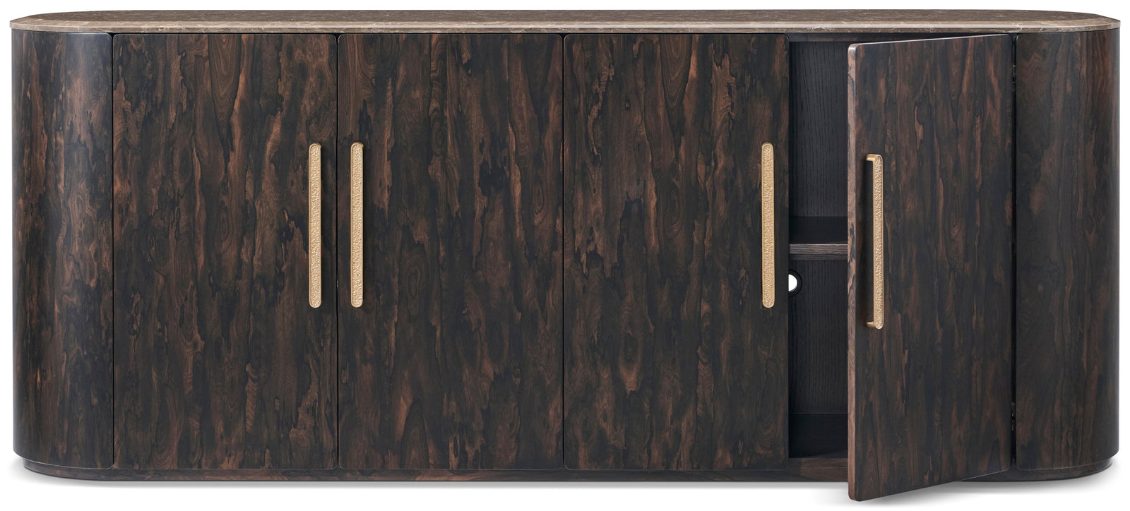 Theodore Alexander Encore Quartz Top Sideboard – side view