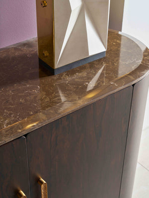 Theodore Alexander Encore Quartz Top Sideboard – detail