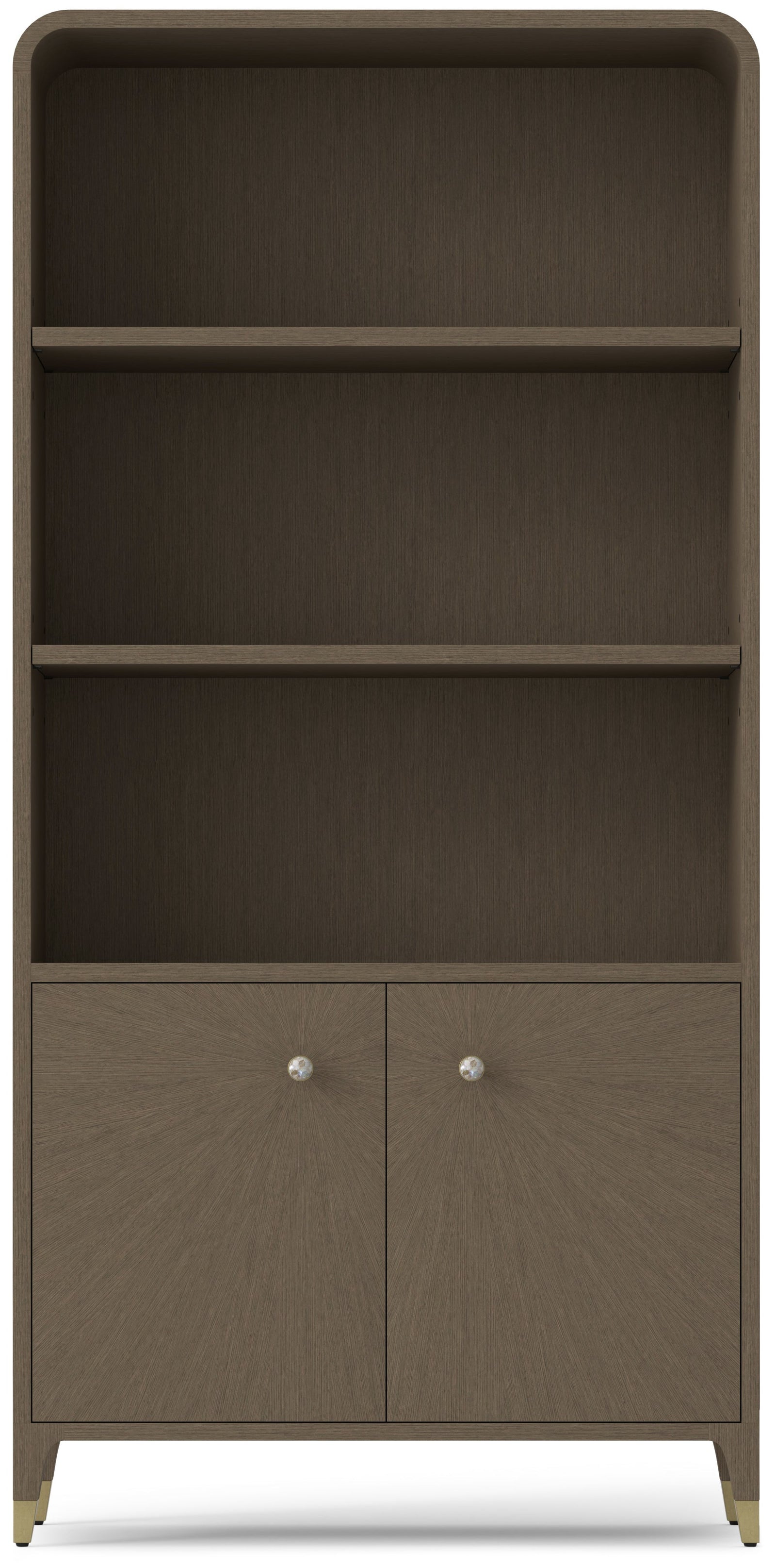 Theodore Alexander Judith Leiber Bookcase II Mink – front view