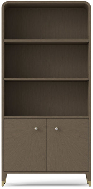 Theodore Alexander Judith Leiber Bookcase II Mink – front view