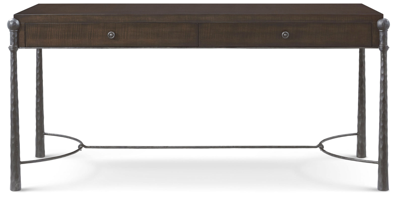 Theodore Alexander Spencer London Metal Writing Desk – angle view