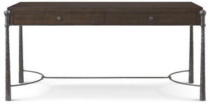 Theodore Alexander Spencer London Metal Writing Desk – angle view