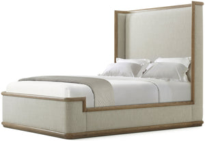 Theodore Alexander Catalina Upholstered Bed Queen / Dune – front view