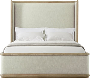 Theodore Alexander Catalina Upholstered Bed Queen / Dune – angle view
