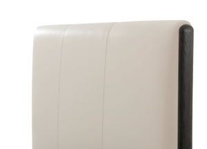 Theodore Alexander Repose Upholstered Bed Queen / Charcoal Oak – detail