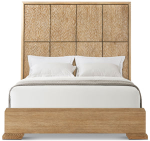 Theodore Alexander Essence Bed Queen / Blonde – angle view