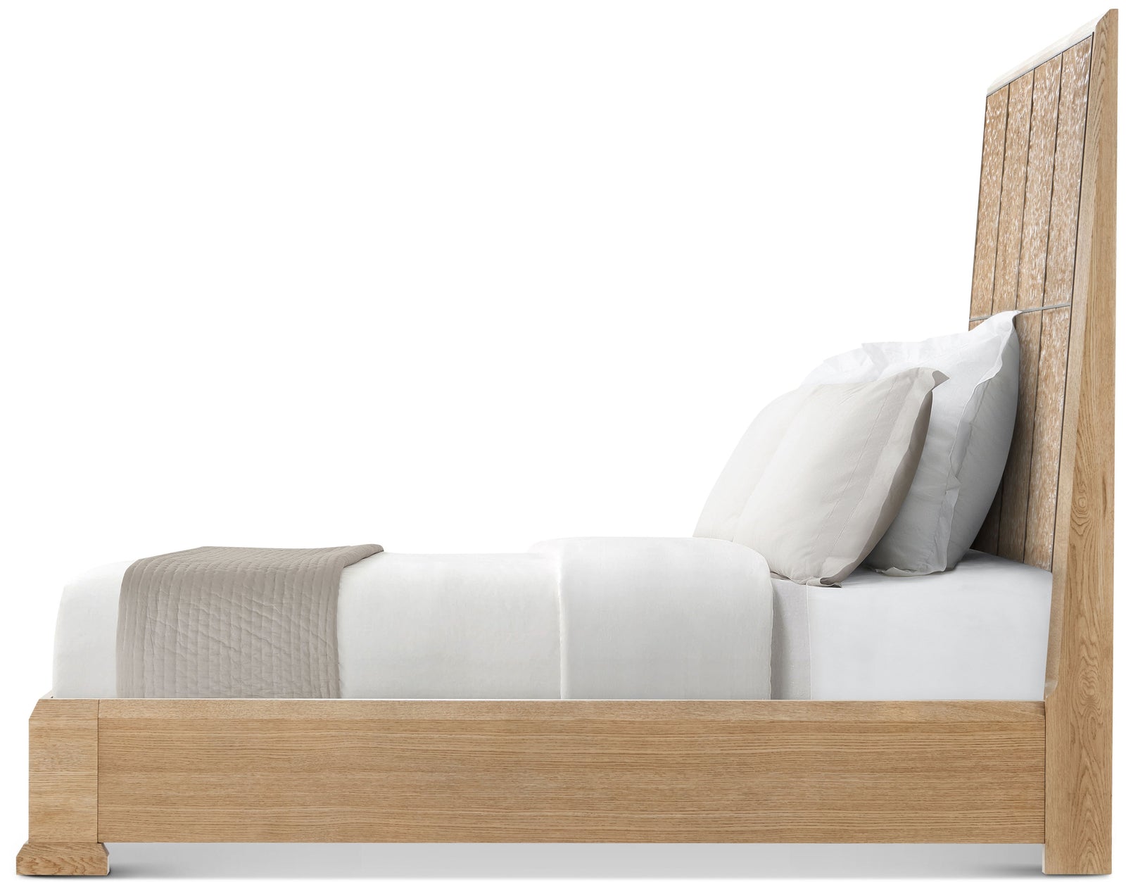 Theodore Alexander Essence Bed Queen / Blonde – side view