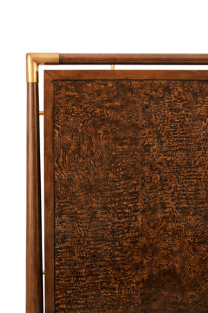 Theodore Alexander Kesden Wood Bed Queen / Pyramid Brown – detail