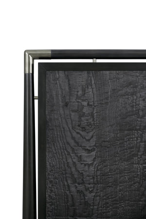 Theodore Alexander Kesden Wood Bed Queen / Silent Black – detail