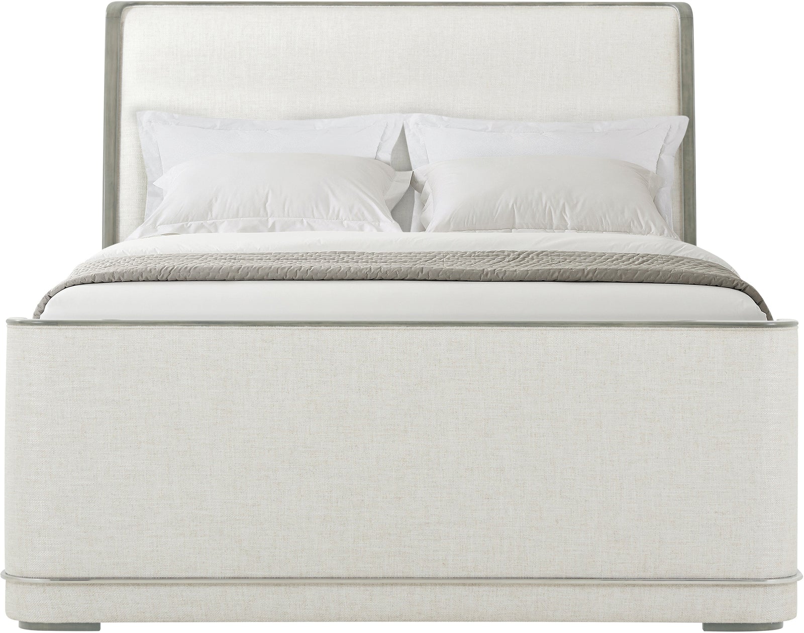 Theodore Alexander Hudson Upholstered Bed Queen – angle view