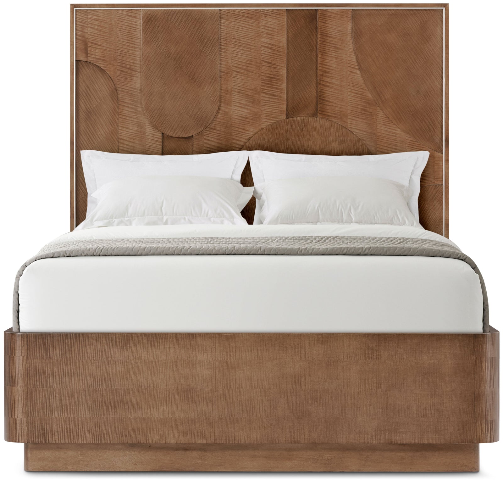 Theodore Alexander Origins Plinth Bed Queen / Landmark – angle view