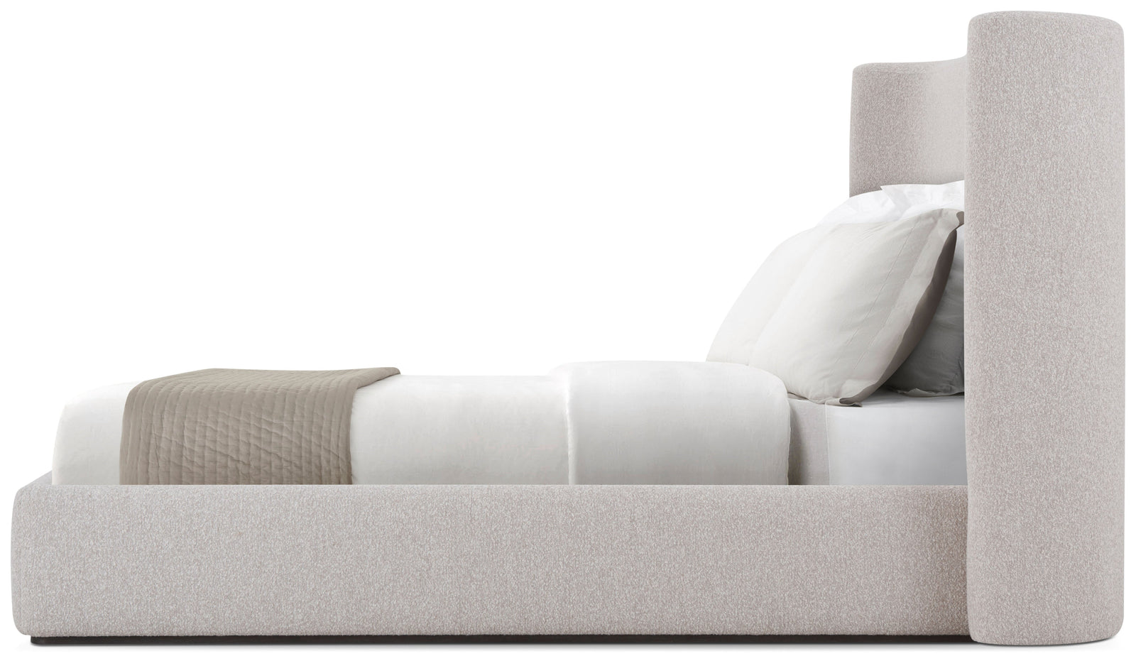 Theodore Alexander Maxwell Upholstered Bed Queen – side view