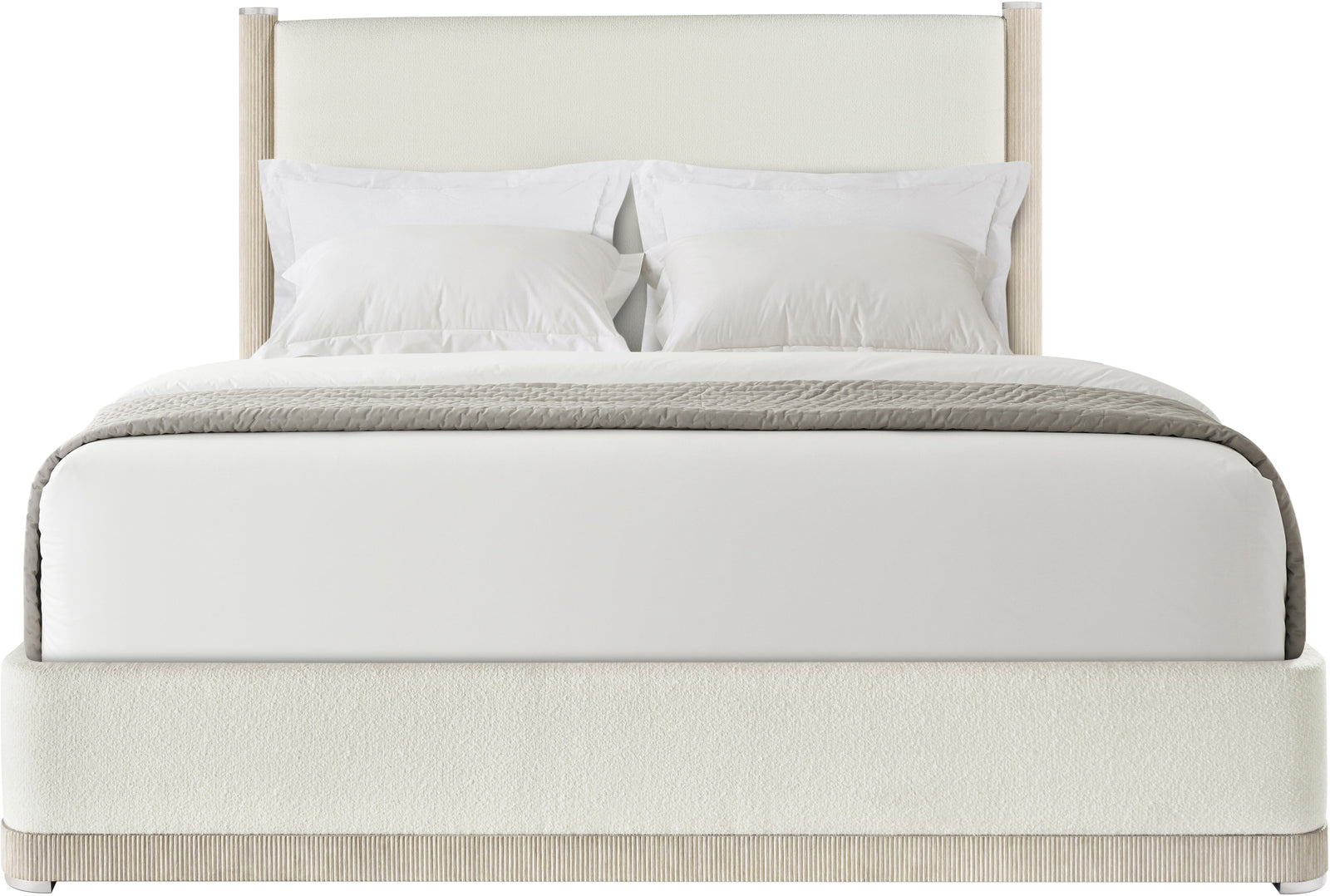 Theodore Alexander Horizon Upholstered Bed Queen – angle view