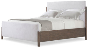 Theodore Alexander Urbane Upholstered Bed Queen / Campfire – front view