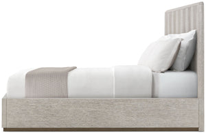 Theodore Alexander Spencer St. James Bed Queen / Argento, Deep Brown – side view