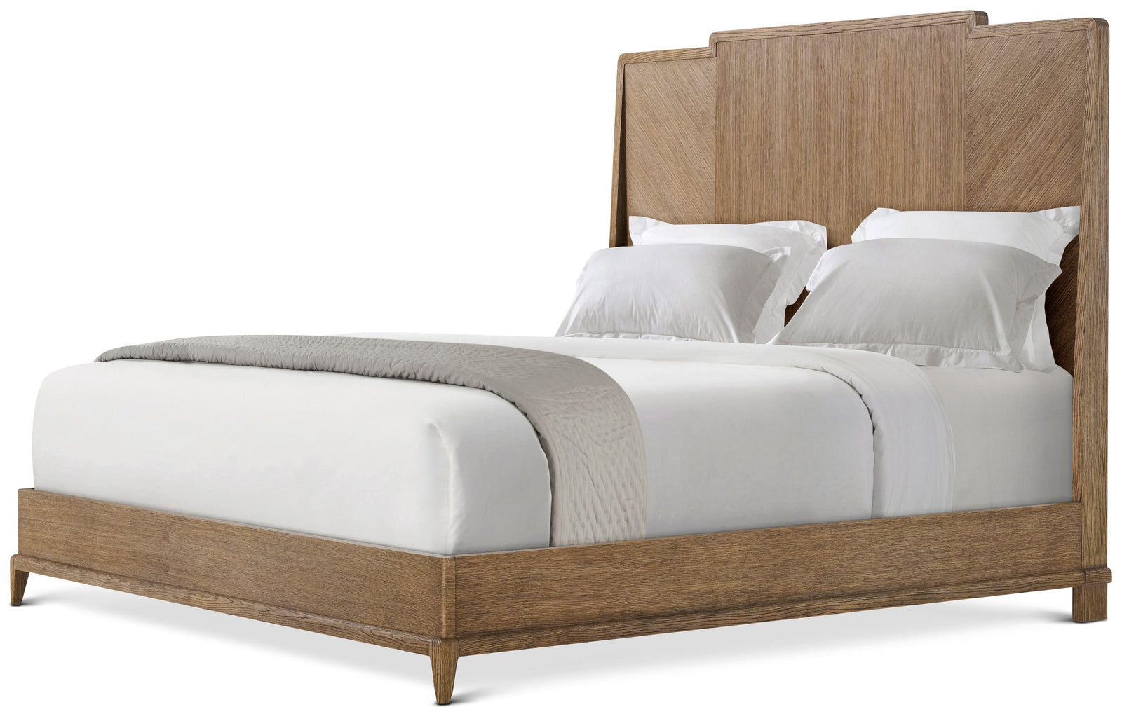 Theodore Alexander Poinciana Bed Queen / Tobacco – front view