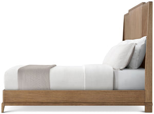 Theodore Alexander Poinciana Bed Queen / Tobacco – side view