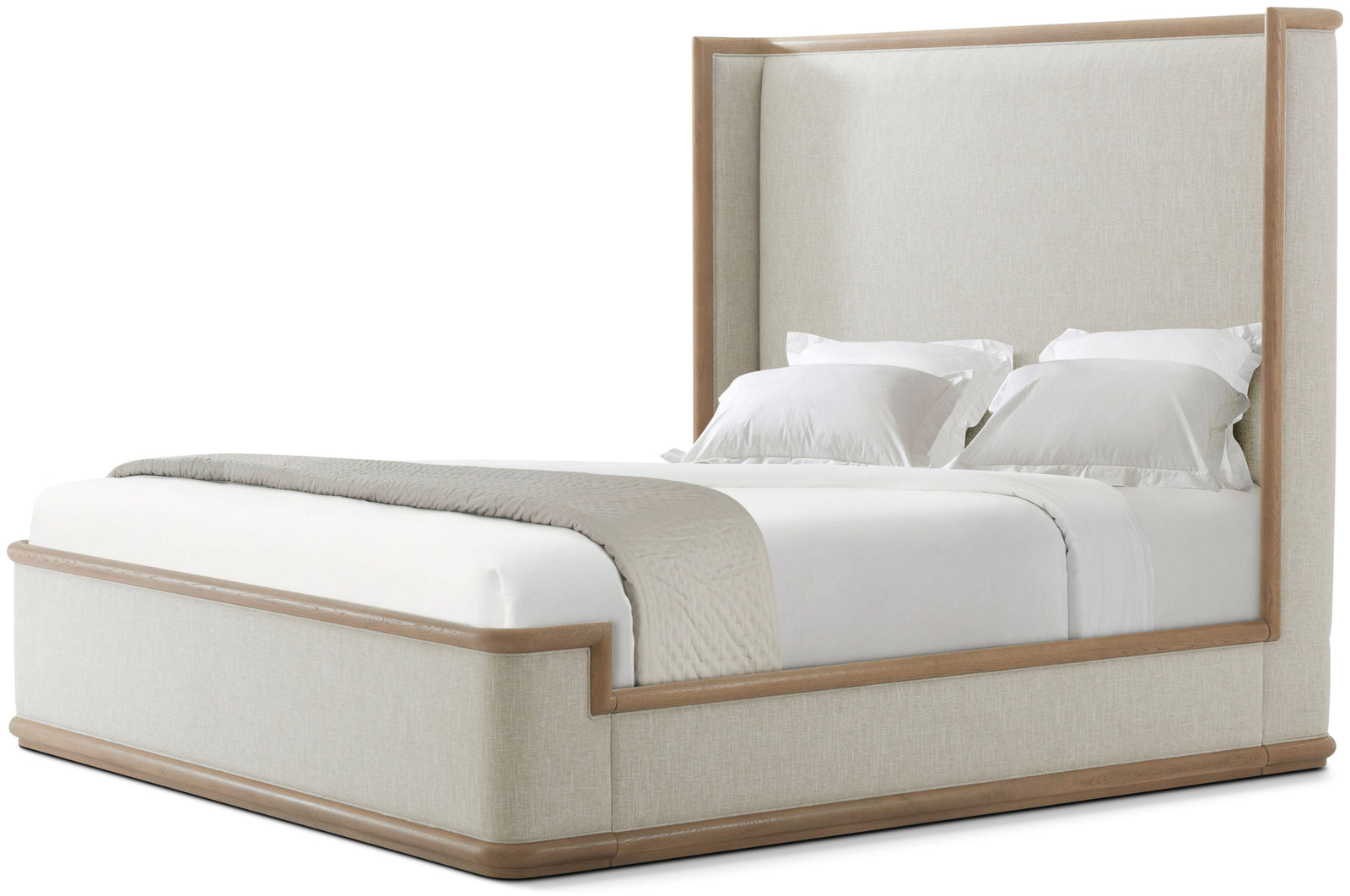 Theodore Alexander Catalina Upholstered Bed King / Dune – front view