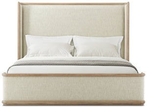 Theodore Alexander Catalina Upholstered Bed King / Dune – angle view