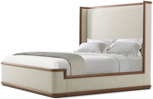 Theodore Alexander Catalina Upholstered Bed King / Earth – front view