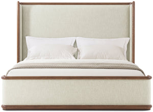Theodore Alexander Catalina Upholstered Bed King / Earth – side view