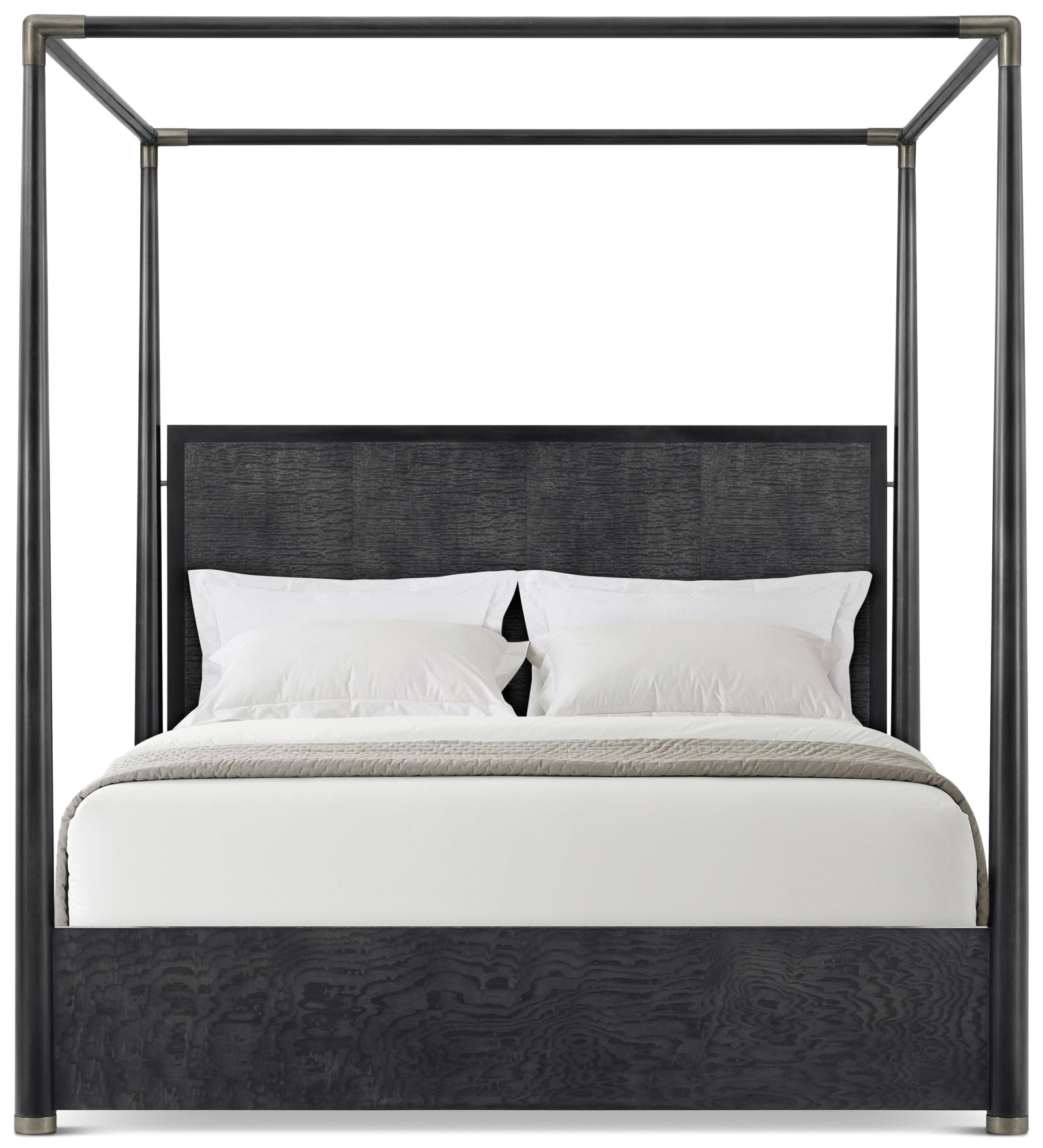 Theodore Alexander Kesden Poster Bed King / Silent Black – angle view