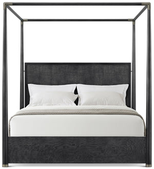 Theodore Alexander Kesden Poster Bed King / Silent Black – angle view