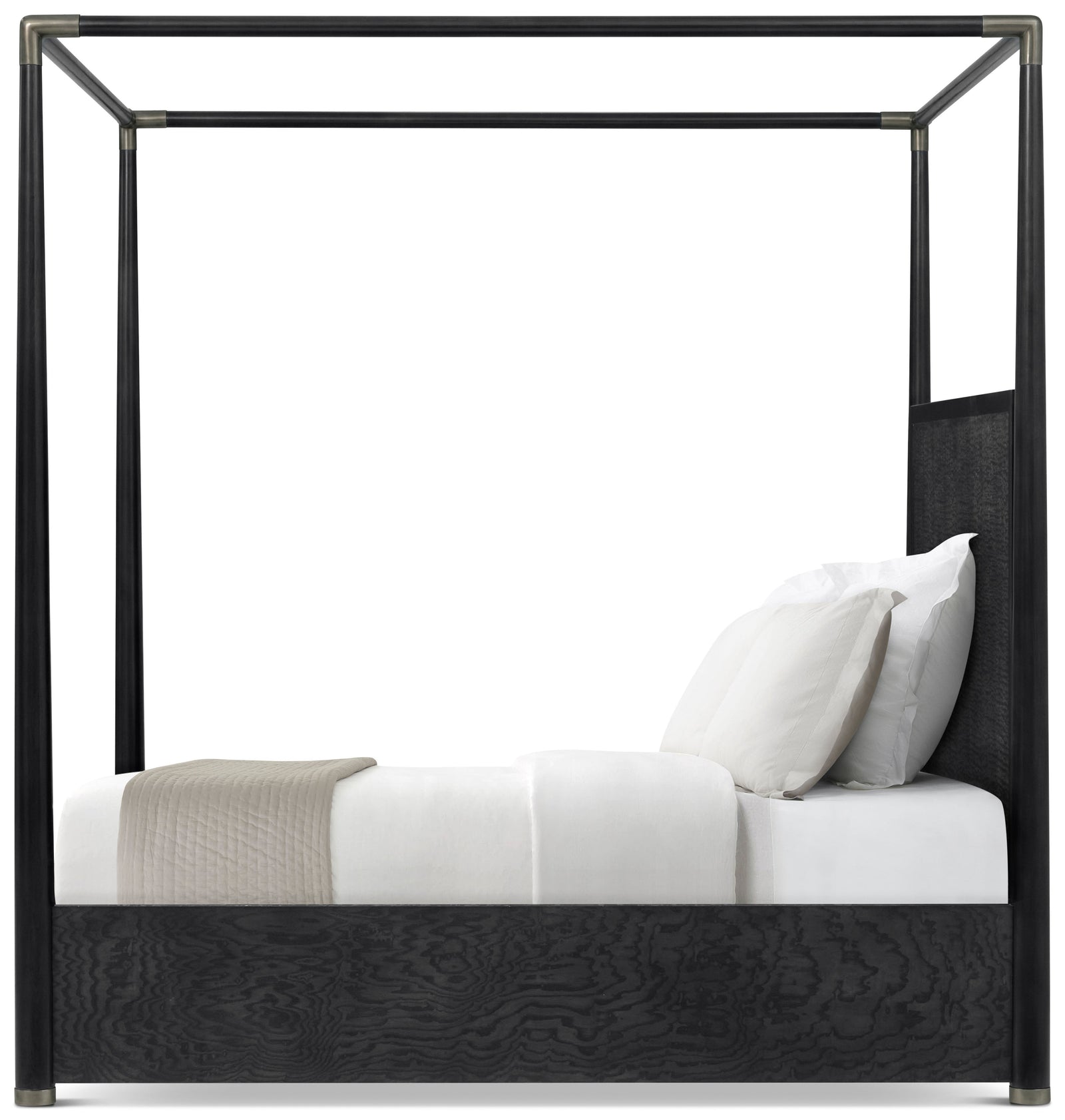 Theodore Alexander Kesden Poster Bed King / Silent Black – side view