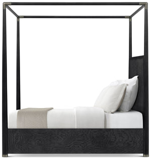 Theodore Alexander Kesden Poster Bed King / Silent Black – side view
