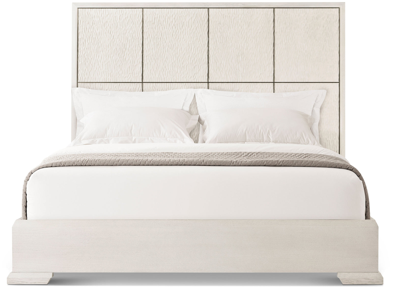 Theodore Alexander Essence Bed King / Opal – angle view
