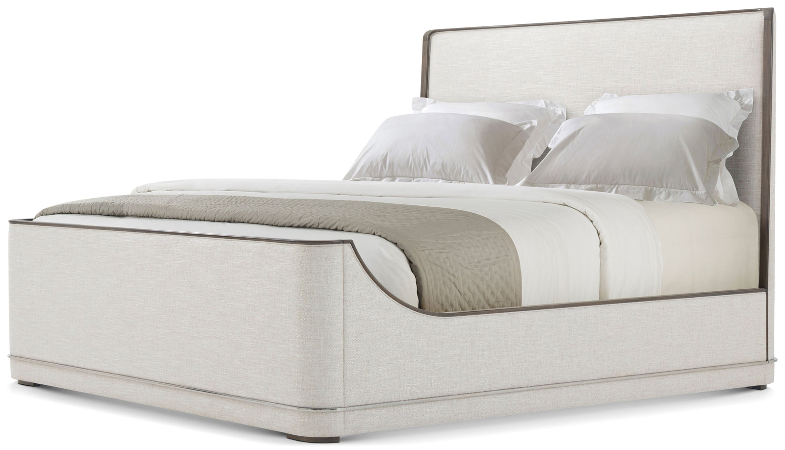 Theodore Alexander Hudson Upholstered Bed King – front view