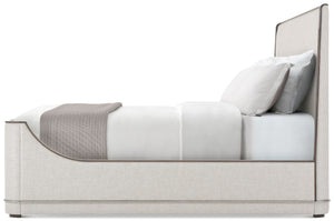 Theodore Alexander Hudson Upholstered Bed King – side view
