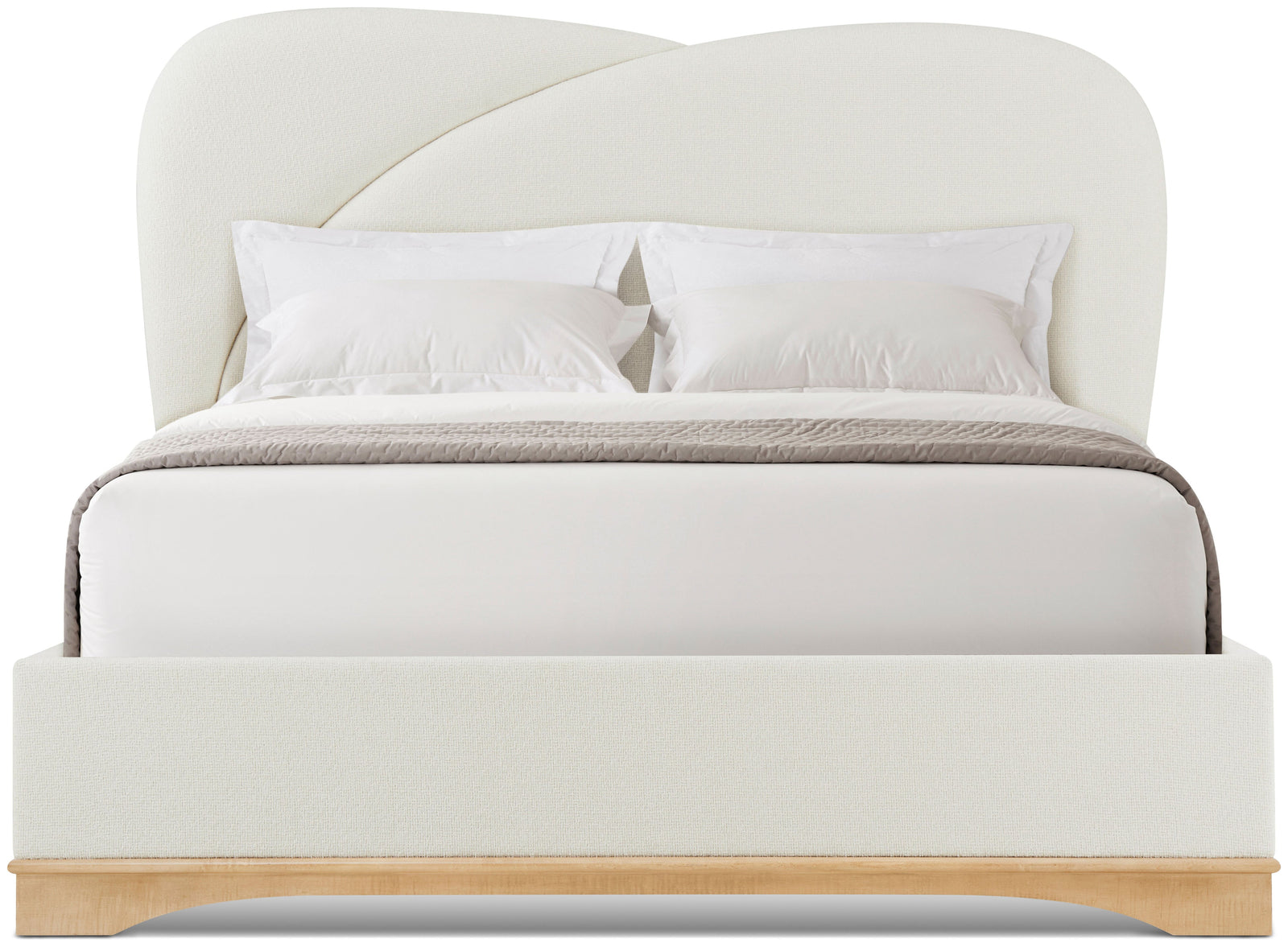 Theodore Alexander Origins Bed King / Sesame – angle view