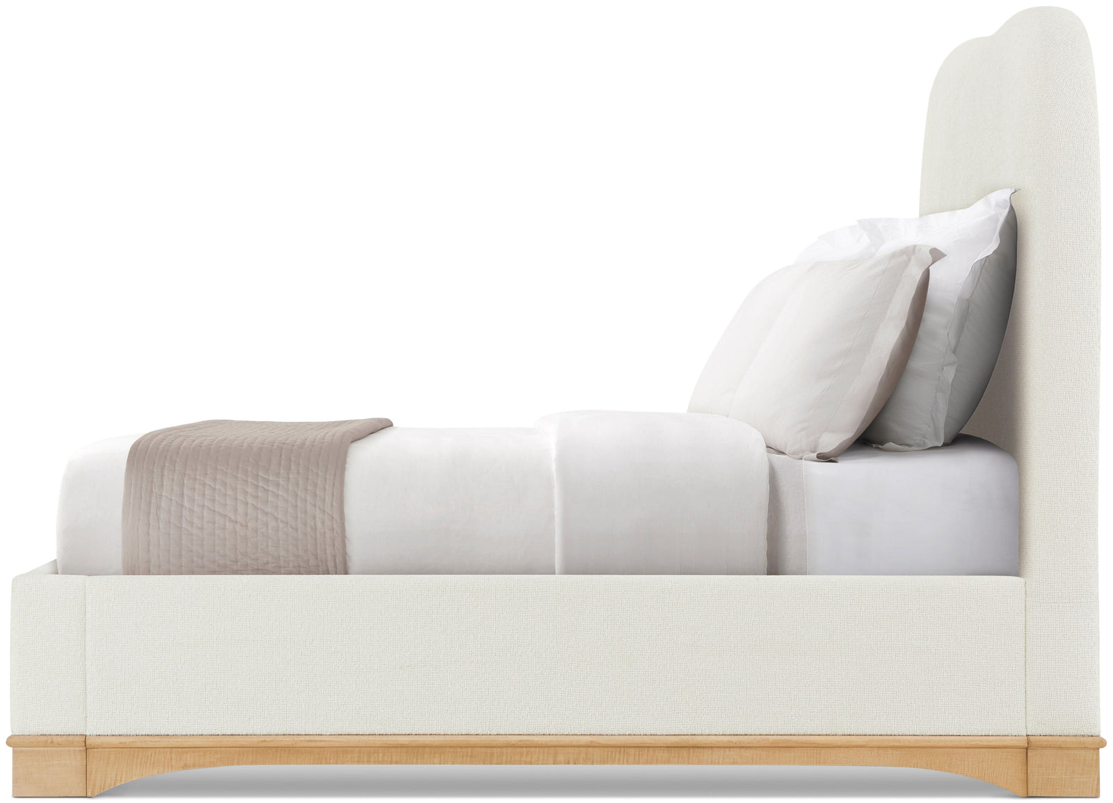 Theodore Alexander Origins Bed King / Sesame – side view
