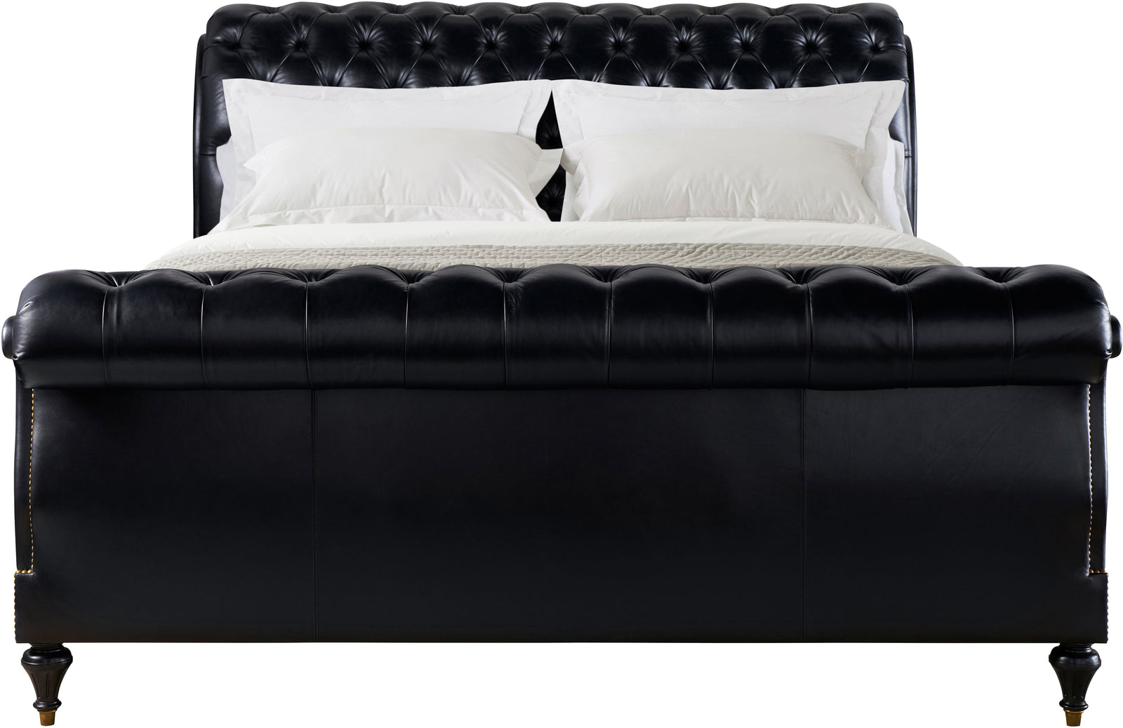 Theodore Alexander Spencer London Sleigh King Bed – angle view