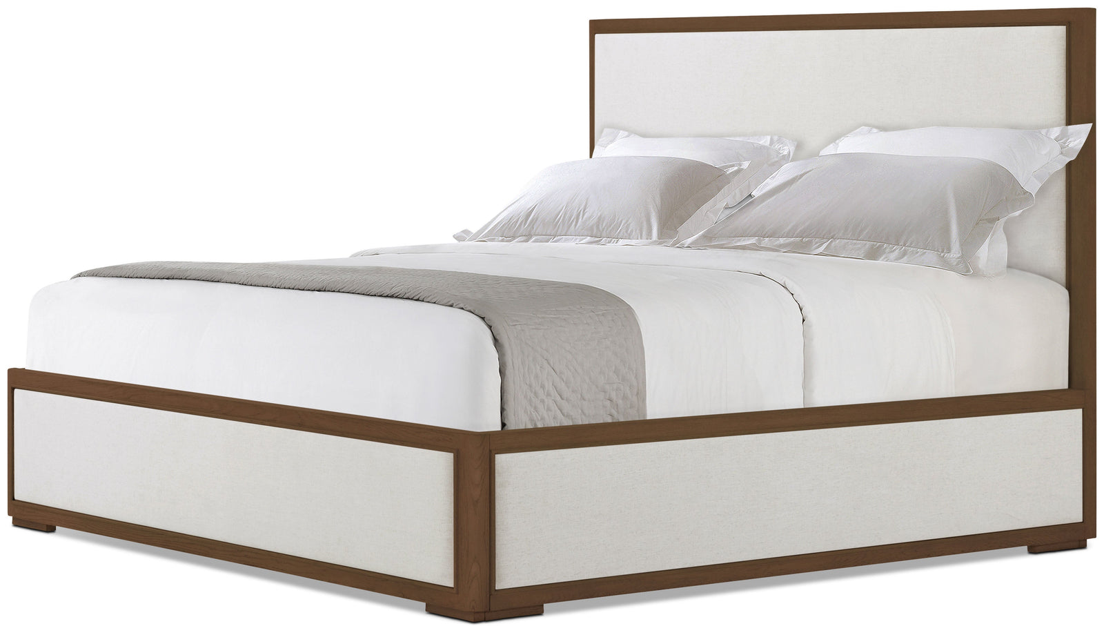 Theodore Alexander Surrey Upholstery Bed King / Brownstone – front view