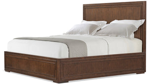 Theodore Alexander Surrey Wood Bed King / Brownstone – front view