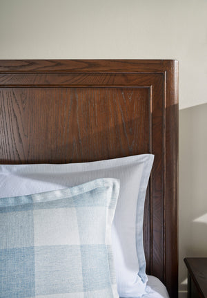 Theodore Alexander Surrey Wood Bed King / Brownstone – room setting