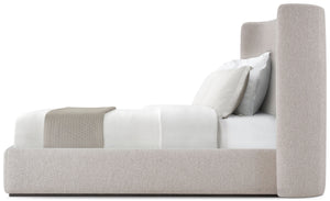 Theodore Alexander Maxwell Upholstered Bed King – side view