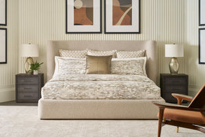 Theodore Alexander Maxwell Upholstered Bed King – room setting