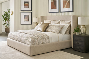 Theodore Alexander Maxwell Upholstered Bed King – room setting