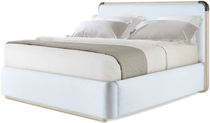 Theodore Alexander Luna Upholstered Bed King / Cascade – front view