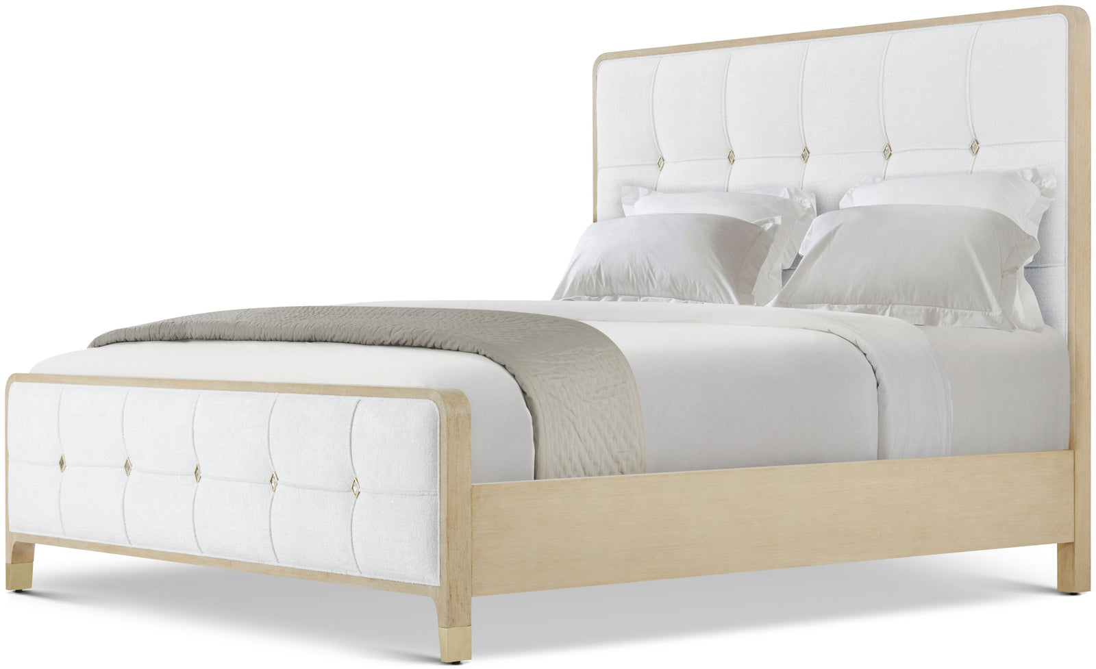 Theodore Alexander Judith Leiber Upholstered King Bed JL Martini – front view